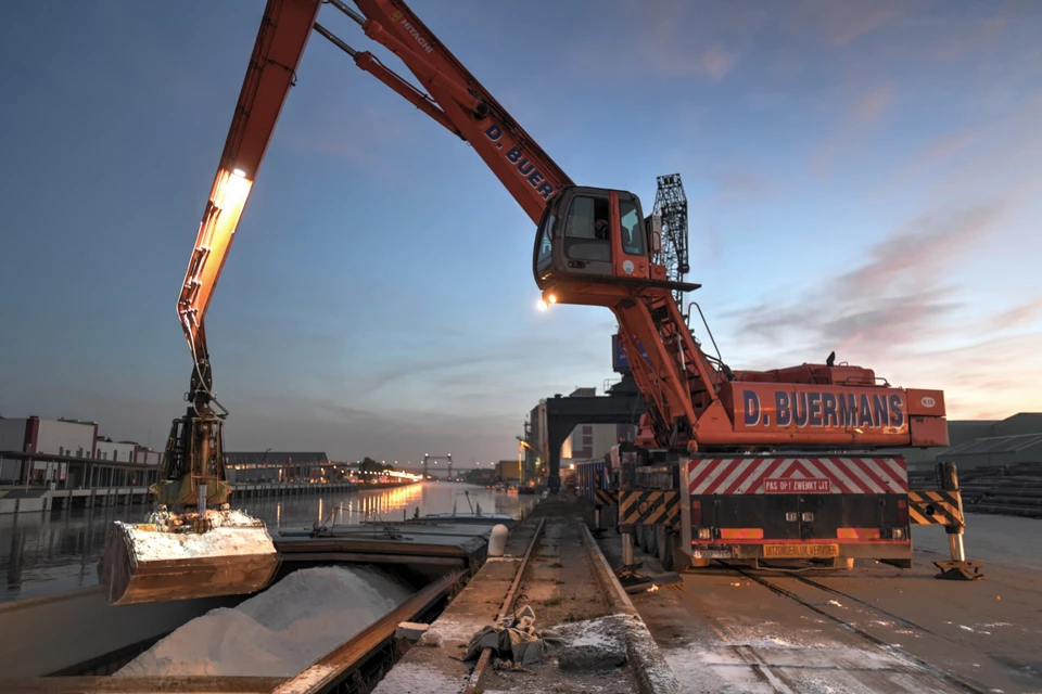 Nouveau dépôt de sel au Port de Bruxelles