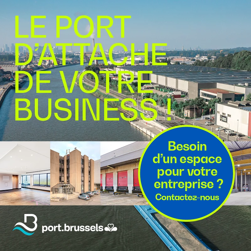 Espaces industriel de stockage avec entrepôts et Bureaux dépôt en location au port de Bruxelles